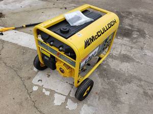 lot 33 image: McCulloch 5700 Watt Power Generator