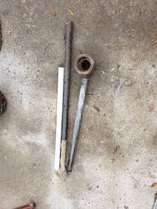lot 37 image: Metal and PVC Pipes