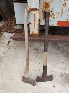 lot 42 image: Pair of Axes