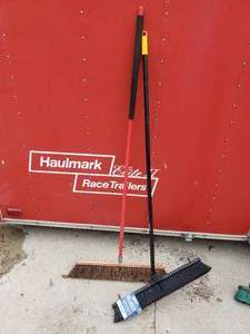 lot 45 image: Pair of Garage Floor Brooms