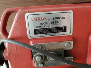 lot 59 image: Amrox WB-600 Metal Cutting Bandsaw