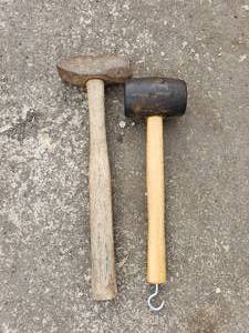 lot 82 image: Hammer and Rubber Mallet