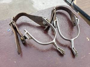 lot 111 image: Pair of Spurs