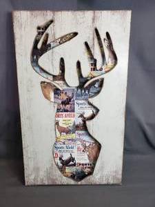lot 126 image: Sports Afield Wall Decor Buck Cutout