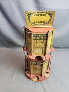 lot 130 image: Vintage Curtiss Candies Store Display
