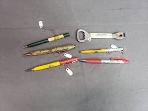 lot 153 image: Advertising Pens and Can Opener