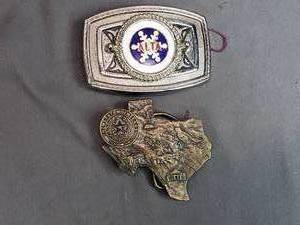 lot 167 image: Texas and Alta Belt Buckles