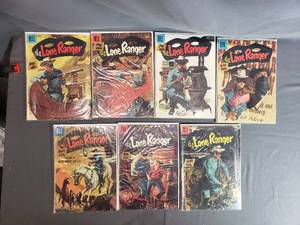 lot 220 image: Lot of 7 the Lone Ranger Comic Books