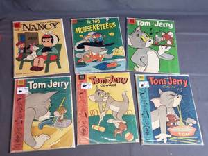 lot 227 image: Lot of 6 Comic Books including Tom and Jerry, Nancy