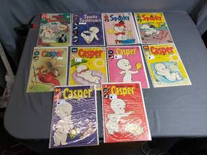 lot 228 image: Lot of 10 Ghosts Comic Books Casper, Spooky, Timmy