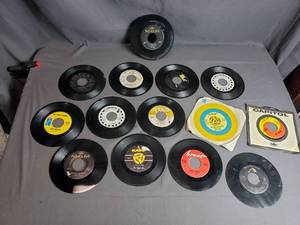 lot 236 image: Lot of 45s Records