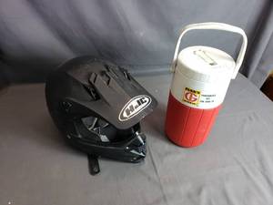 lot 246 image: HJC  Helmet and Funks Water Jug