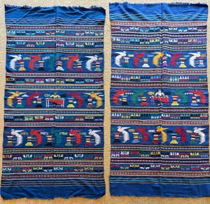 lot 118 image: Two Bright and Beautiful Ethnic Textiles