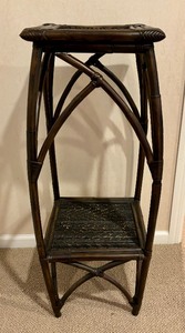 lot 125 image: Woven Accent Table