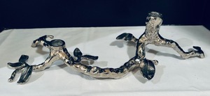 lot 128 image: Pair of Michael Aram Sleepy Hallow Candle Holders