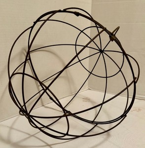 lot 135 image: Vintage Metal Sphere