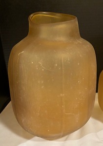 lot 148 image: Two Gorgeous Vases by Bellamy Glass