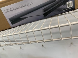 lot 175 image: New in Box Sharper Image Windshield Covers - Set of Two