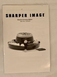 lot 204 image: Handy Sharper Image Smore Set - Everything You Need for Indoor Fun