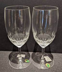 lot 50 image: (6) New Waterford Crystal Colleen Essence Ice Beverage Glasses