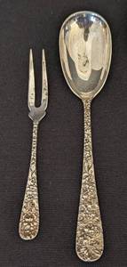 lot 68 image: Assorted Sterling Silver Utensils