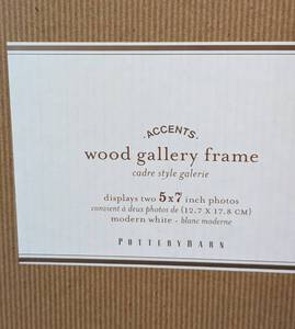 lot 79 image: New Pottery Barn Frames