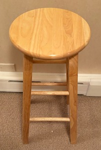 lot 230 image: Wooden Stool