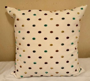 lot 233 image: Trio of Polkadot Accent Pillows