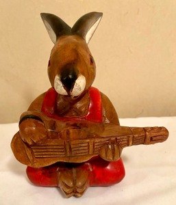 lot 236 image: Wooden Bunny Band Trio