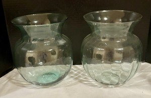 lot 273 image: Clear Glass Vases, Pitcher and Bowl
