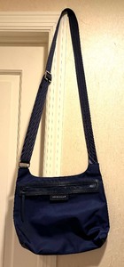 lot 317 image: Navy Blue Longchamp Crossbody Handbag
