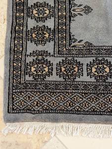 lot 24 image: Beautiful Blue Bokhara Wool Runner