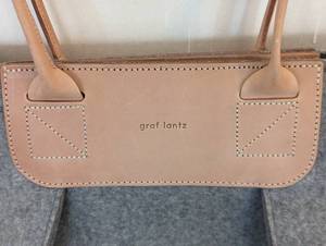 lot 35 image: Graf Lantz Frankie Wool and Leather Handled Tote