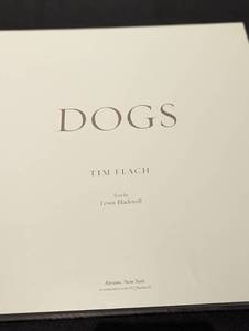 lot 99 image: Dogs by Tim Flach Hardcover Coffee Table Book