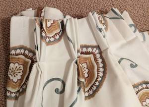 lot 134A image: Pair of Embroidered Curtain Panels