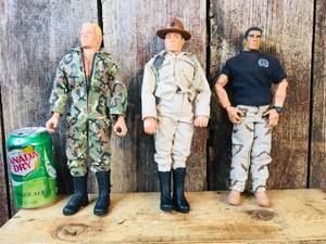 lot 17 image: 3 G.I. Joe 12 Action Figures