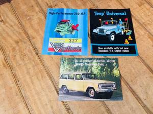 lot 43 image: Vintage Jeep Brochure Advertisers