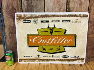 lot 101 image: Metal Outfitter Sign