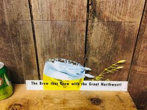 lot 131 image: Vintage Schmidt Brewing Acrylic Sign Front