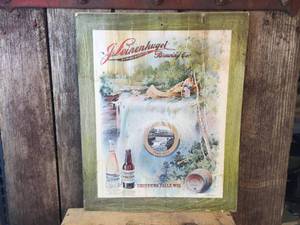 lot 134 image: Vintage Leinenkugel  Advertiser Litho