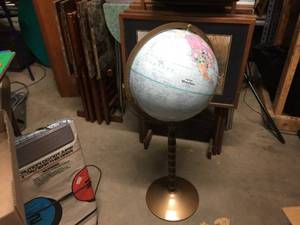 lot 172 image: Repogle World Nation 12 Diam Globe