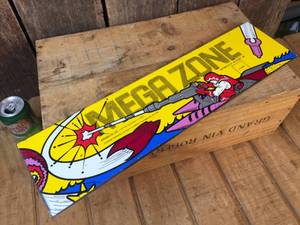 lot 177 image: Vintage Kosuka-Konami Mega Zone Arcade Marquee