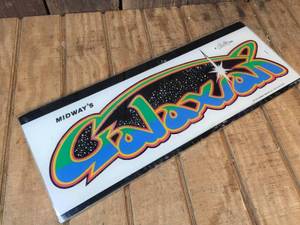 lot 193 image: Vintage Midway Galaxian Arcade Marquee