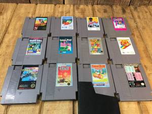 lot 194 image: 12 Vintage Nintendo NES Game Cartridges