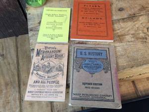 lot 209 image: 4 Vintage Booklets - History - Bylaws