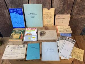 lot 255 image: Vintage Group Ephemera