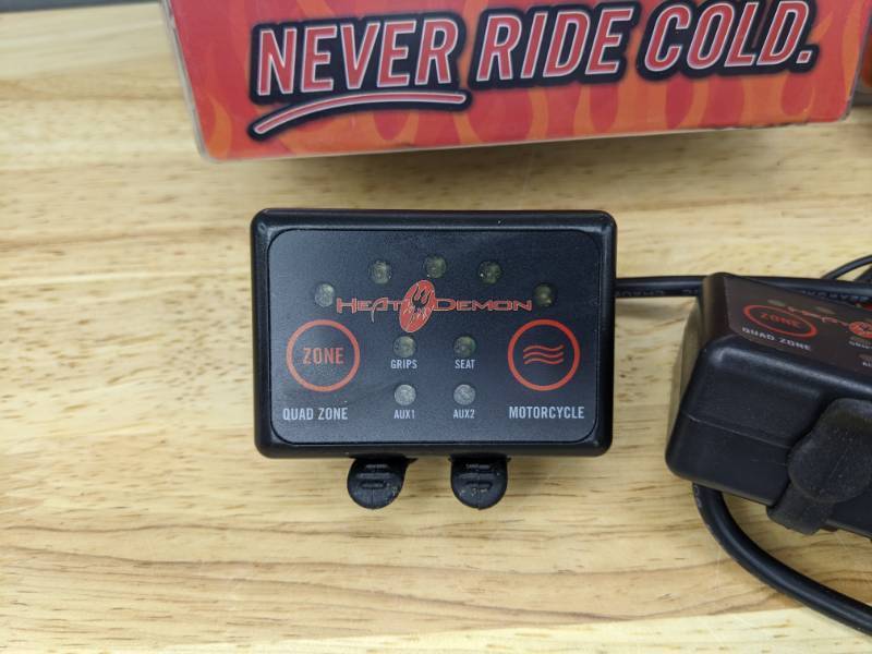 lot 13A image: NEW Heat Demon Motorcycle Accessories J