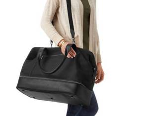 lot 42 image: Brand New Members Mark Weekender Black Travel Bag X