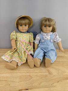 lot 75 image: Pair of American Girl Dolls (Possibly Kirsten) D