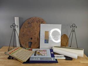 lot 91 image: Vintage German Posters, Twin City Marathon Poster, Small Decorative Chairs and More   D
